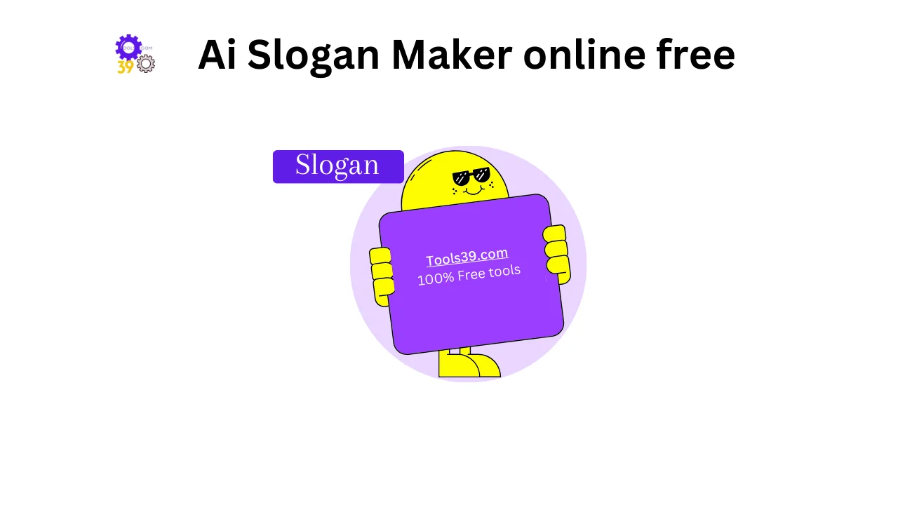 Ai Slogan Maker online free - Tools39.com